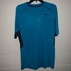 Nike Dri-Fit Blue Short Sleeve Shirt - Men’s M